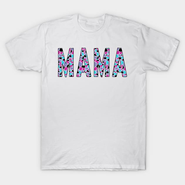 Mama Giraffe Print Tee - Tee for moms, mamas, momlife T-Shirt by LittleMissy